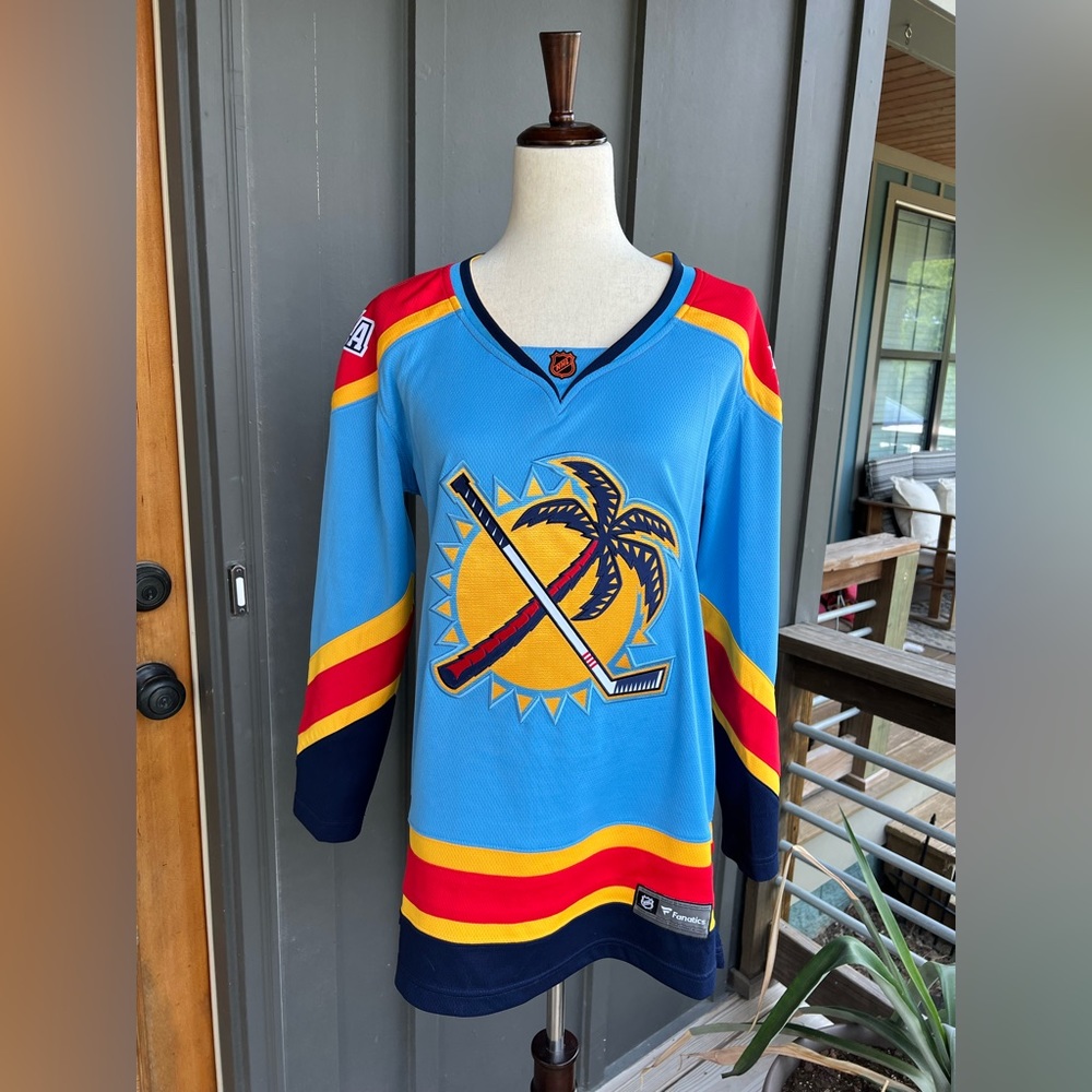 Florida Panthers Reverse Retro Authentic Blank Jersey - Light Blue